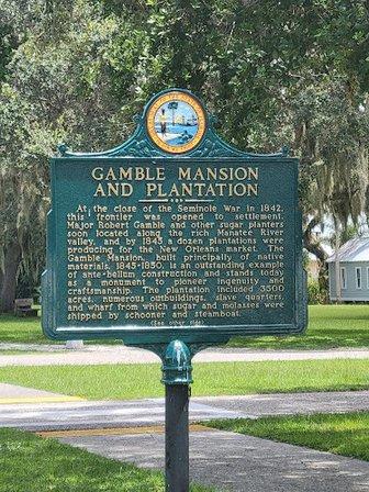 Gamble Mansion Sugar Mill