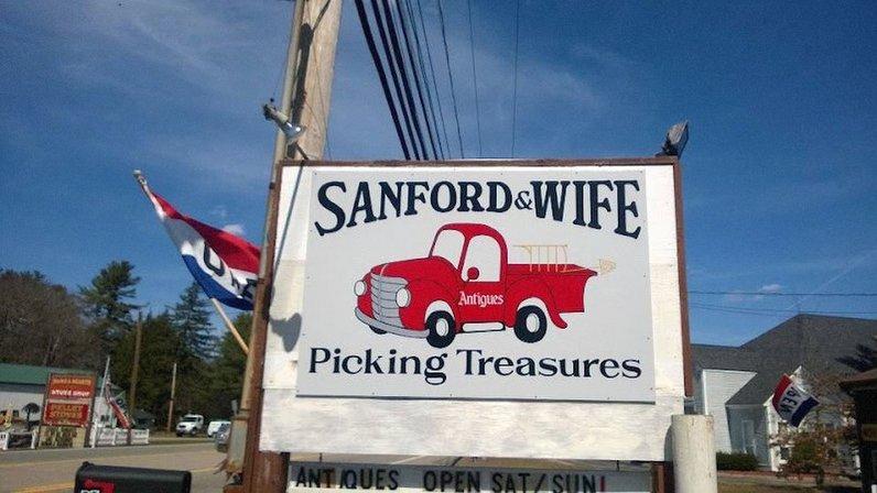 Sanford and Wife Picking Treasures