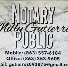 Milly Gutierrez Notary Public