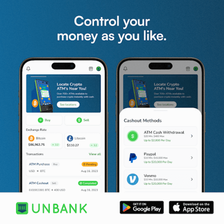 Unbank Bitcoin ATM