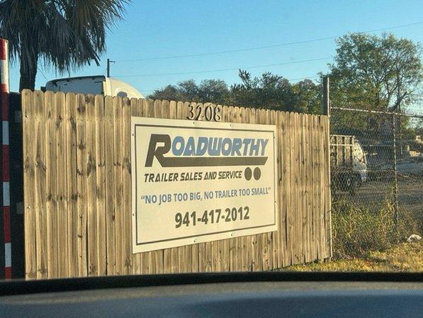 Roadworthy Trailer Sales and Repair