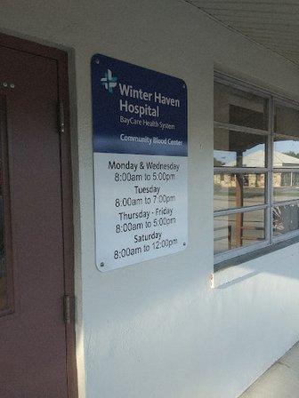 OneBlood Winter Haven Donor Center