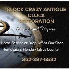 Clock Crazy - Grandfather & Antique Clock Repair ( Main Shop ) 16 Yrs Same Location.