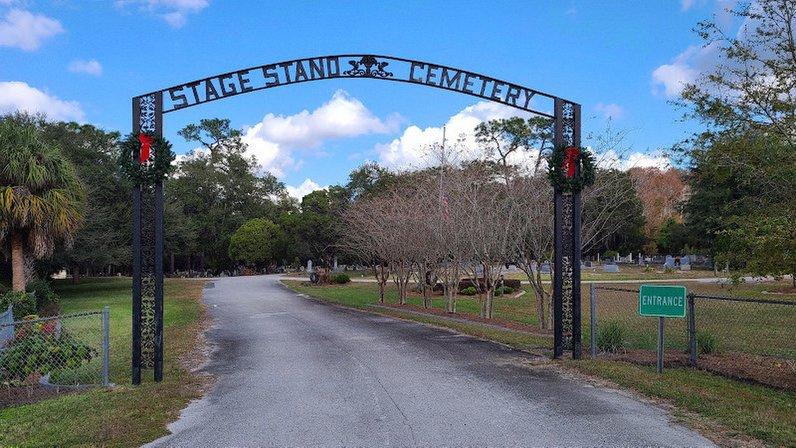 Stage Stand Cemetery Historical Marker