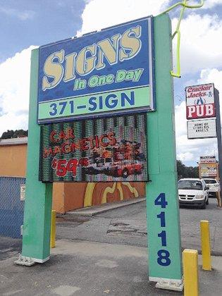Signs in One Day