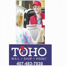 Toho Fedex, UPS, DHL, US Post Office, Mail Boxes, Copy, Print, Notary