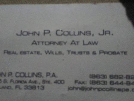 John P Collins Law