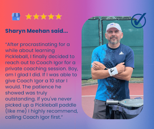 Pickleball Lessons with Coach Igor