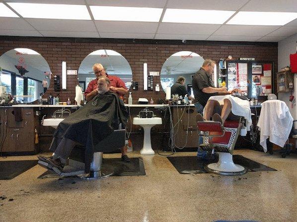 McGuire’s Barbershop For Men only! By appointments only.