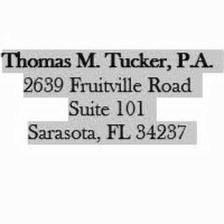 Thomas M. Tucker, P.A.