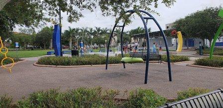 Riverwalk splash pad