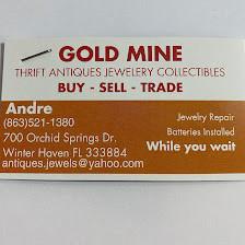Gold mine thrift antiques, jewelry and collectibles