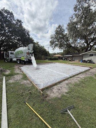 Caw Foundation construction
