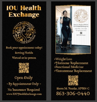 IOU Health Exchange, LLC. Weight Loss, HRT & TRT