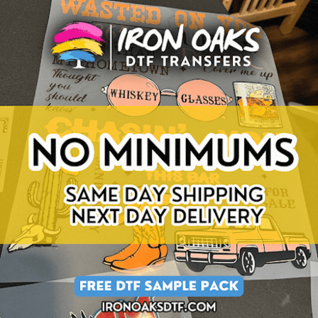 Iron Oaks DTF Transfers