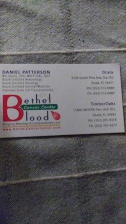 Dr. Daniel A. Patterson, MD