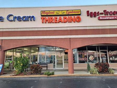 Magical eyebrow threading