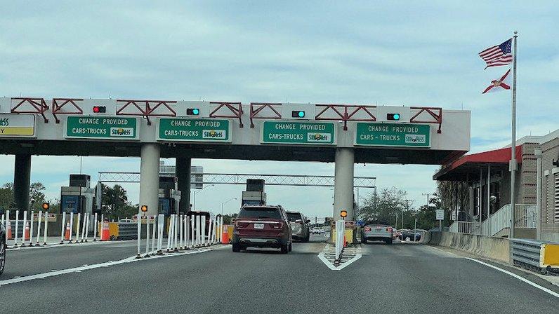 Florida Skyway Toll Northbound