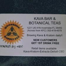 Sunshine Supply 352 Kava & Botanical Tea Bar