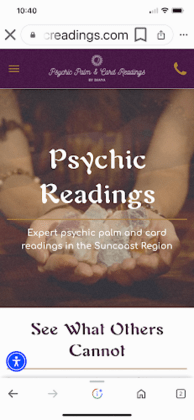 Psychic Palm and Card Readings by Diana