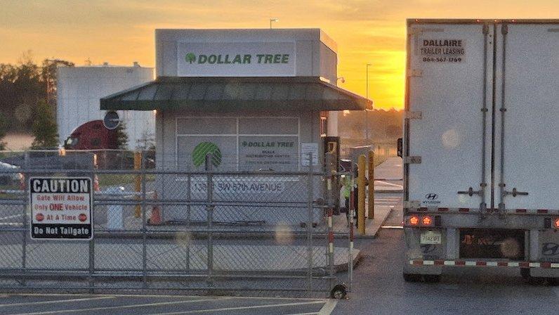 Dollar Tree Distribution Center - Truck Entrance