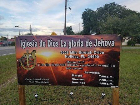 Iglesia De Dios la gloria de Jehova