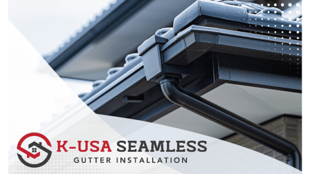 K-USA Seamless Gutter Installation