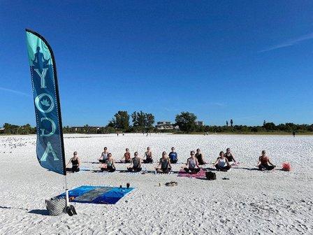 Siesta Key Beach Yoga Tranquility by the Sea