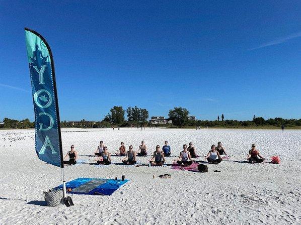 Siesta Key Beach Yoga Tranquility by the Sea