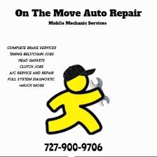 On The Move Auto Repair LLC mobile mechanic