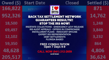 Back Tax Settlement Network