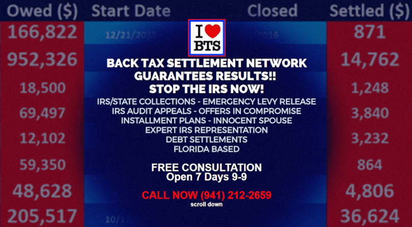 Back Tax Settlement Network