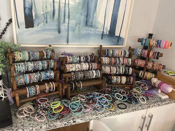 Sashka Co. Glass Bead Bracelets