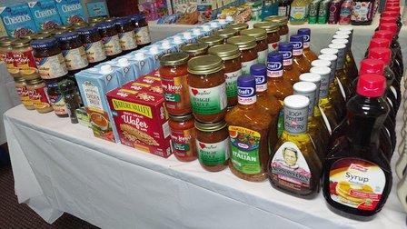 Father and Son Love Free Food Pantry