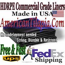 American Tilapia Pond liners & Tarps