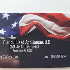 D and J Used Appliances Bradenton, Fl