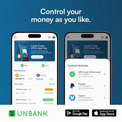 Unbank Bitcoin ATM