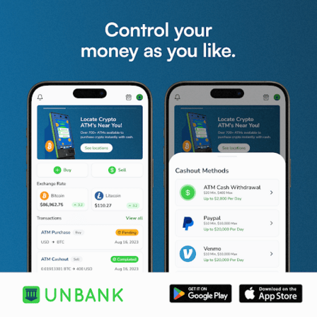 Unbank Bitcoin ATM