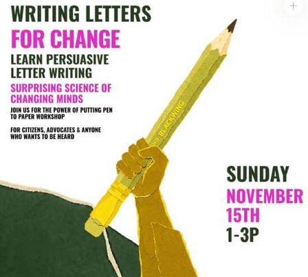 Writing Letters for Change: The Power of a Handwritten Letter