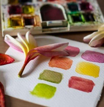 A Wild & Free Watercolor Flowers Workshop