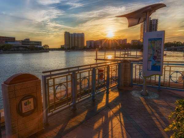 An Evening Along the Tampa Riverwalk