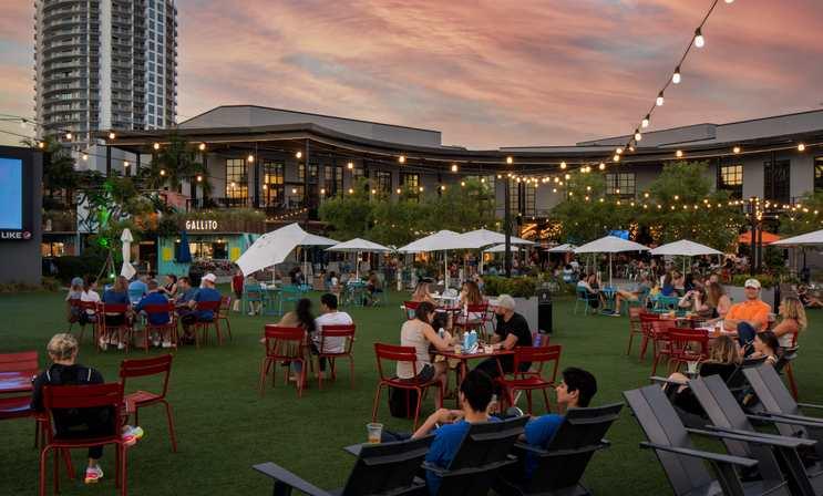 Container Kitchens and Open Air at Sparkman Wharf