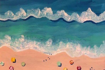 Tampa Paint and Wine – Day at the Beach