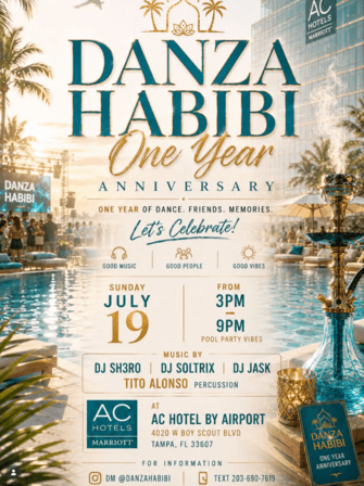 Danza Habibi One Year Anniversary at AC Hotel Tampa