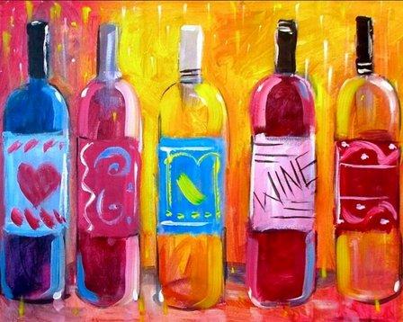 Paint and Sip at Aspirations Winery – Colors of Wine