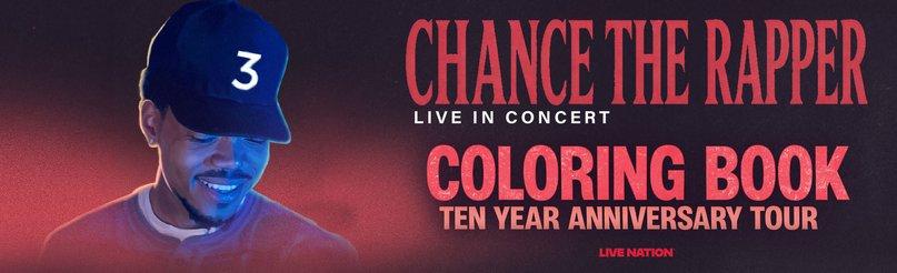 Chance The Rapper - Coloring Book 10 Year Anniversary Tour