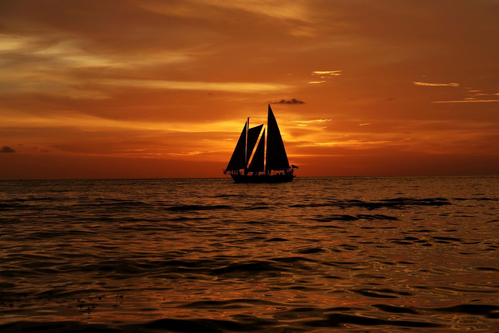 Sailing with Sunset